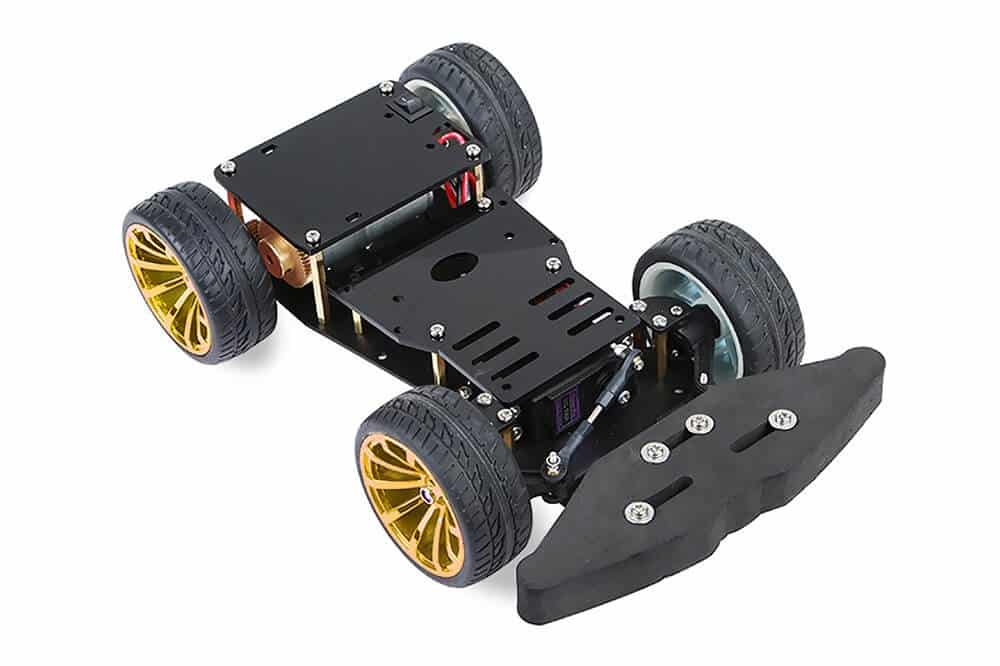 4WD RC Smart Car Chassis with Servo