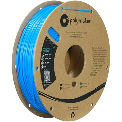 Polymaker Filament - PolyFlex TPU95 Blue - 1,75mm - 0,75KG