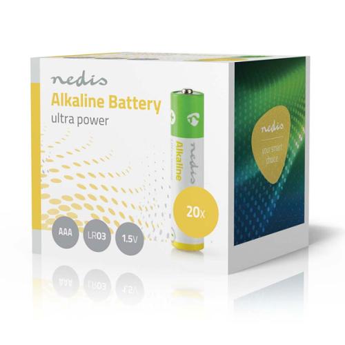 Alkaline Batterijen AAA 1.5 V LR03 - 20 Stuks