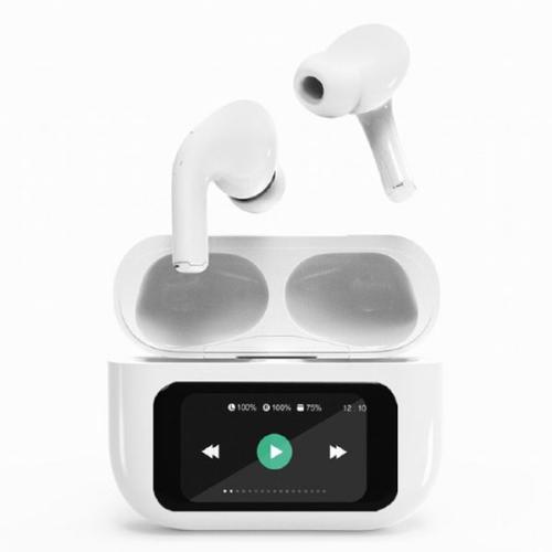 ANC Draadloze In-Ears met Oplaadcase Wit - LCD Display