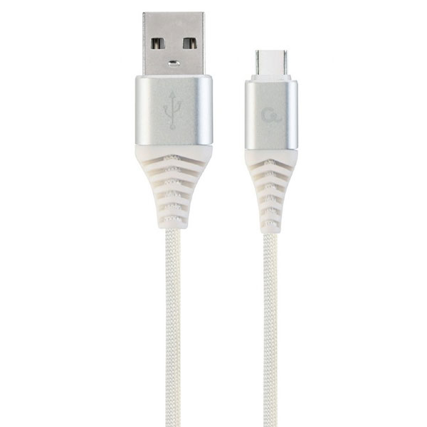 Braided USB-C Charging Cable - 1M - White