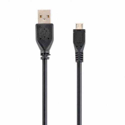 USB-A naar Micro-USB Kabel - 0,5M - Zwart