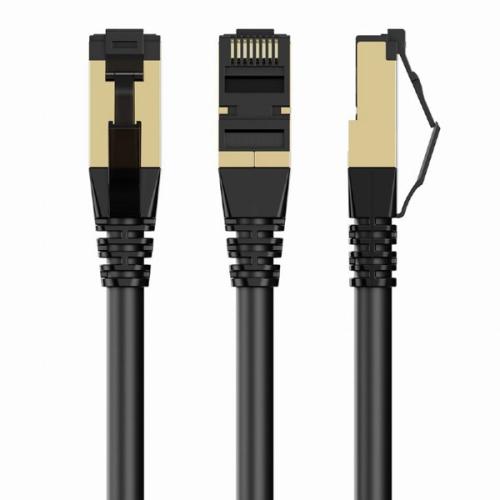 LSZH Patchkabel Cat8 S/FTP - 1,5M - Zwart