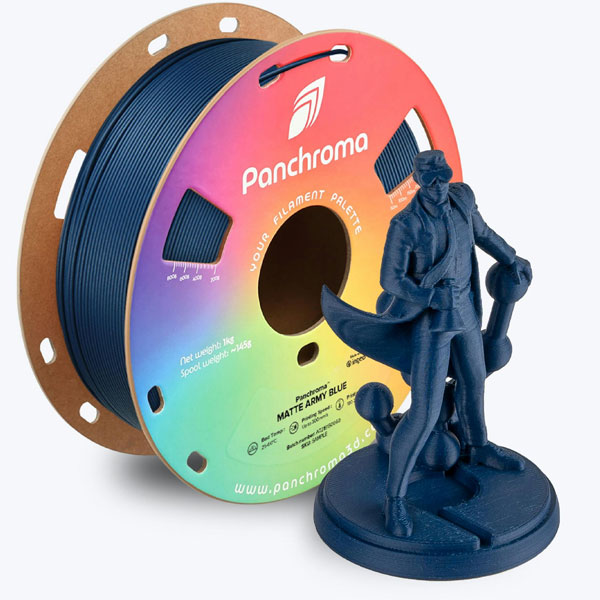 Polymaker - Panchroma™ Matte PLA Army Blue - 1,75mm - 1KG