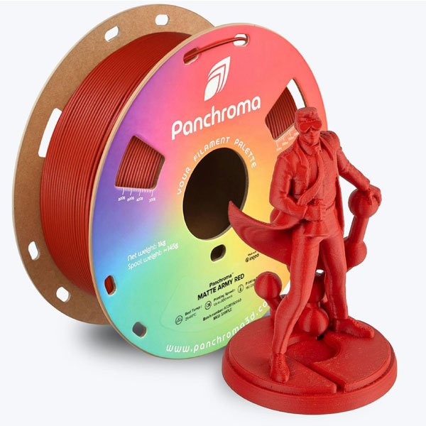 Polymaker - Panchroma™ Matte PLA Army Red - 1,75mm - 1KG