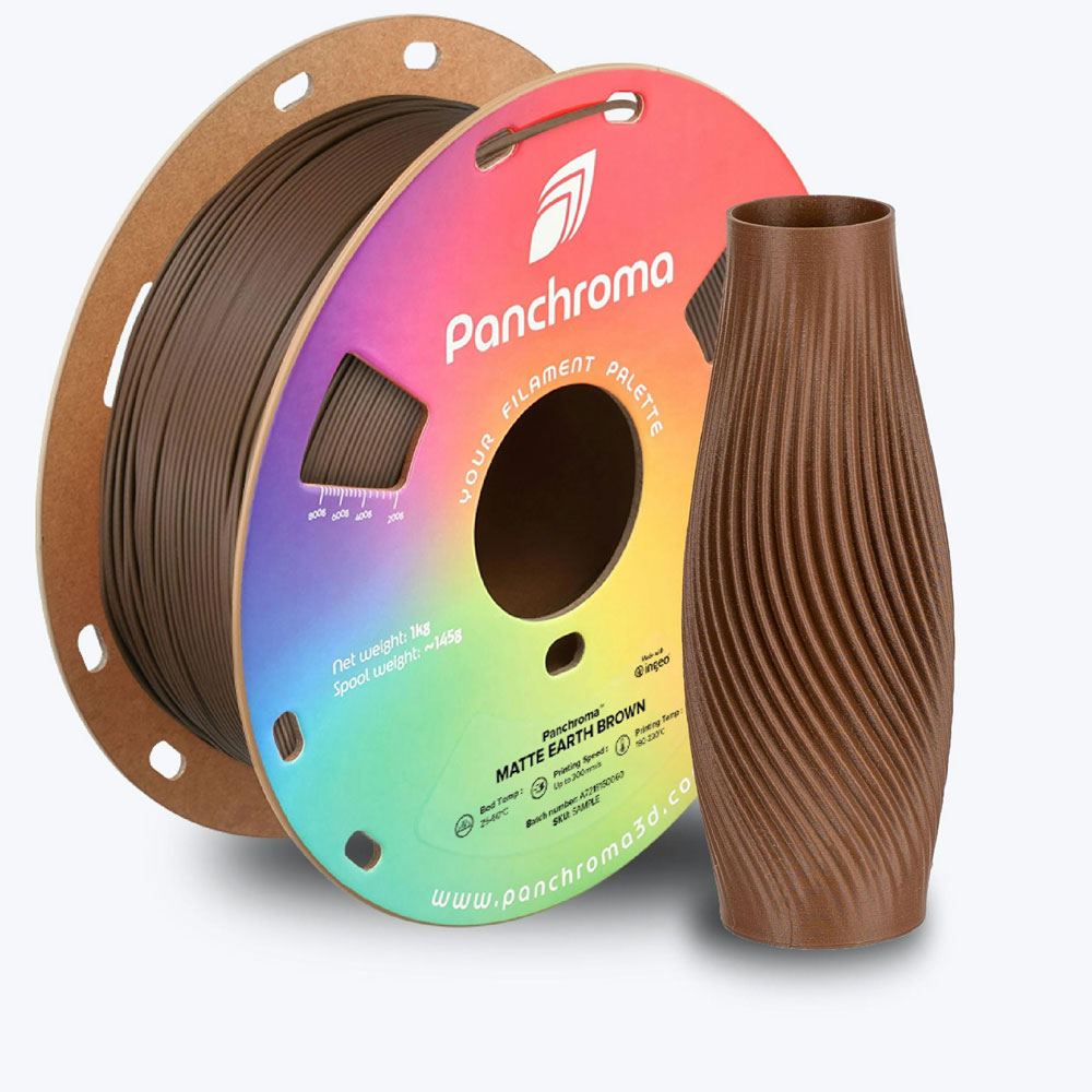Polymaker - Panchroma™ Matte PLA Earth Brown - 1,75mm - 1KG