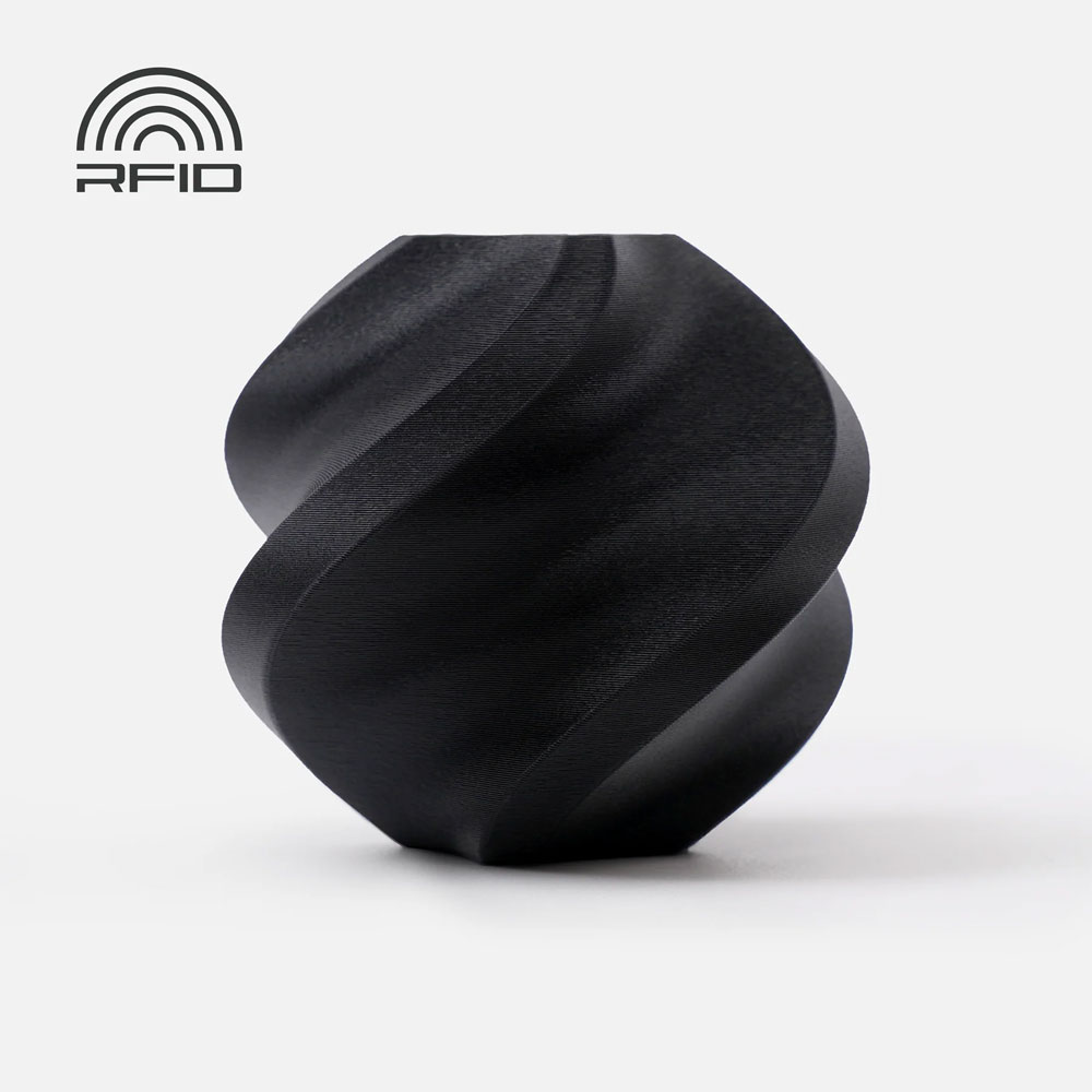 Bambu Lab PLA Mat - Charcoal Black - With Spool - 1KG