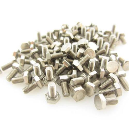 M3, 6mm, hexagon head bolts (100stuks)