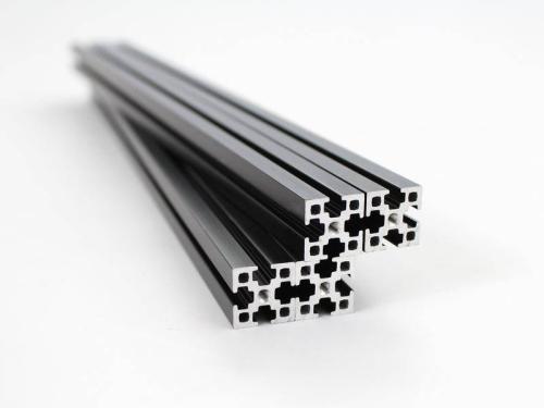 MakerBeamXL 300mm black anodised (4stuks)