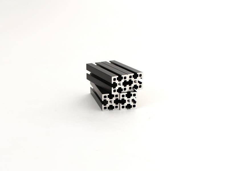 MakerBeamXL 50mm black anodised (4 pieces)