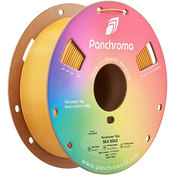 Polymaker - Panchroma™ PLA Basic Silk Gold - 1,75mm - 1KG