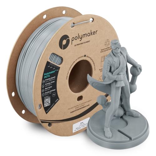 Polymaker Filament - PETG Grijs - 1,75mm - 1KG