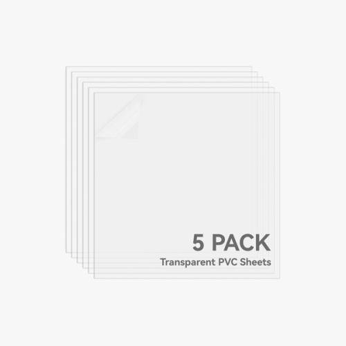 Bambu Lab PVC Plaat Transparant - 0,3mm - 5 stuks