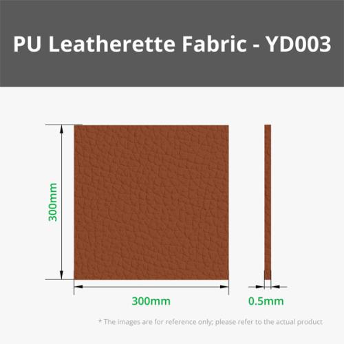 Bambu Lab PU Kunstleer Stof (Nerfstructuur) - Bruin - 300x300 mm - 5 stuks