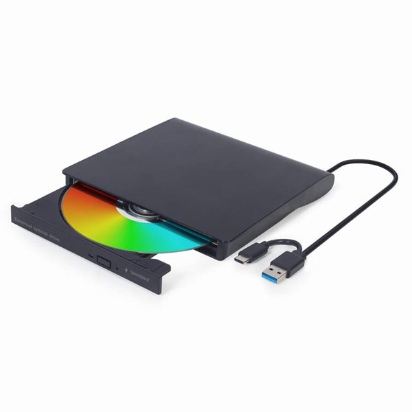 Externe USB DVD-drive, zwart