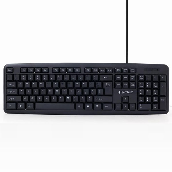Standard Tastatur schwarz USB US Layout