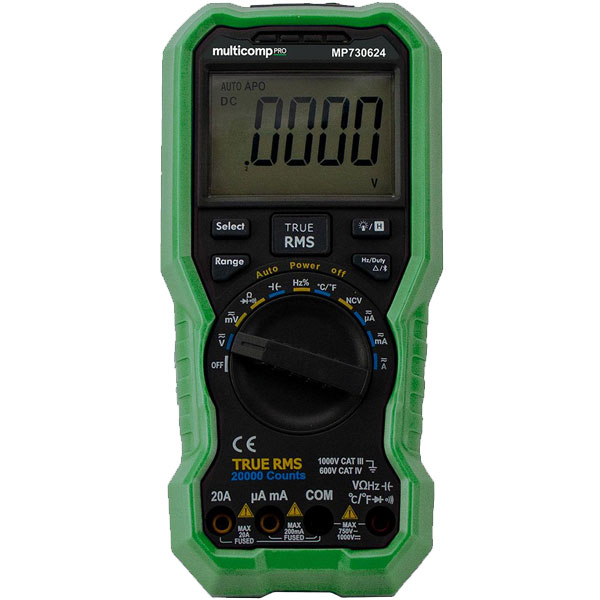 Digitale True RMS Multimeter met Bluetooth - 1000V, 20A, 4,5-Digits