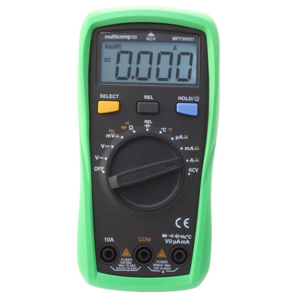 Digitale Automatische Multimeter 6000 Counts – 600V en 10A