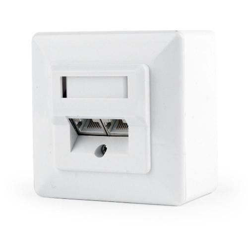CAT6 UTP LAN-Anschlussdose, 2-Port