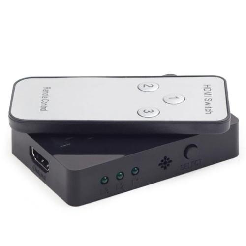 3-poorts HDMI switch + afstandsbediening
