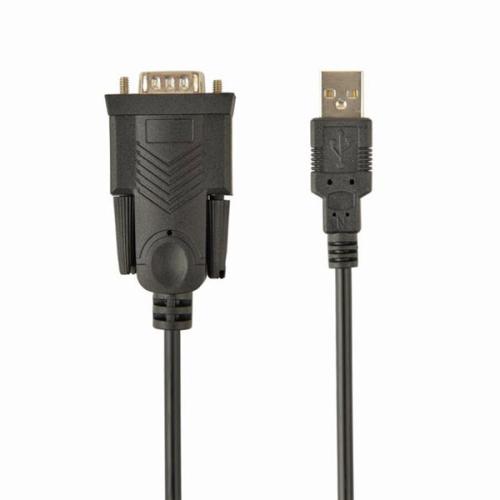 USB naar DB9M seriële poort converter kabel, zwart, 1.5 meter