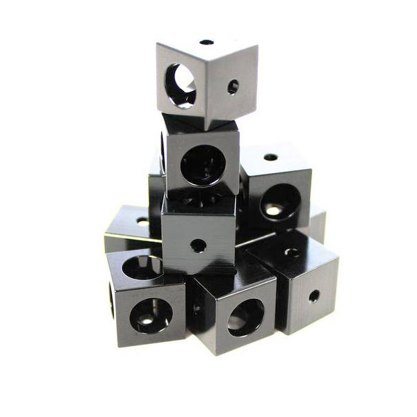 MakerbeamXL Corner Cube Zwart - 12 Stuks