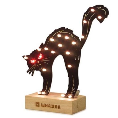 Whadda XL soldeerkit griezelkat met RGB-leds
