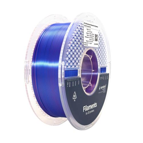PLA Filament Silk 2-farbig Blau/Rot 1.75 mm, 1 kg