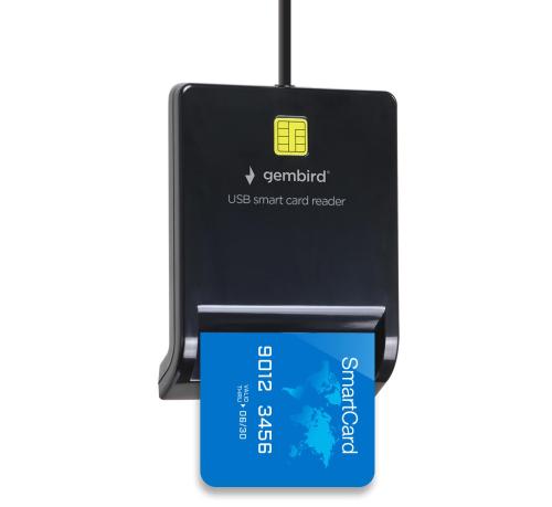 Gembird USB smartcard lezer, zwart