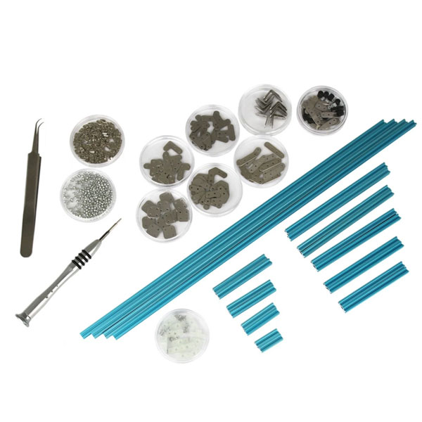 MakerBeamXS Premium Starterkit - Blauw