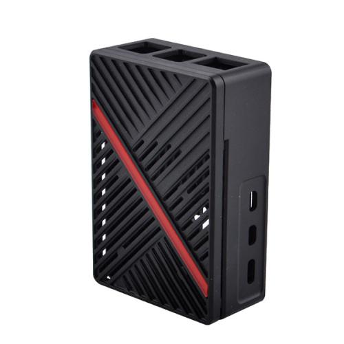 ABS Behuizing Met Ventilator Voor Raspberry Pi 5 - Zwart