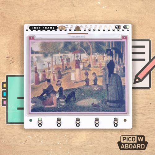 Inky Frame E-Paper 5.7 Inch - Met Pico W