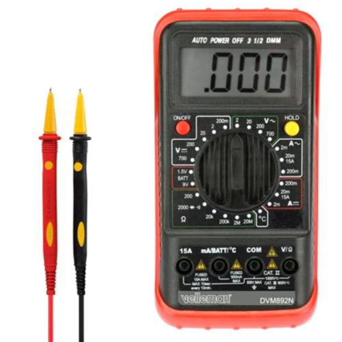 Digitale multimeter - CAT II 700V – CAT III 600V – 15A