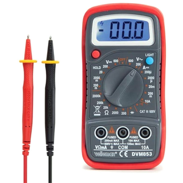 Digitale multimeter - CAT III 600V