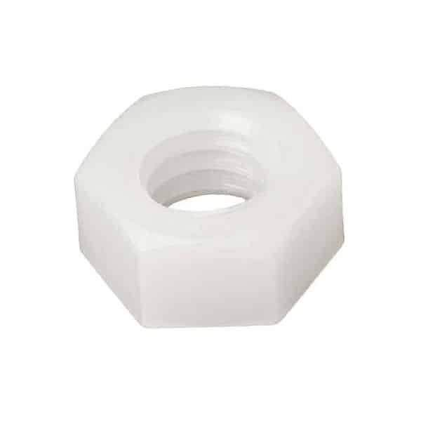 M3 Nylon Nut White