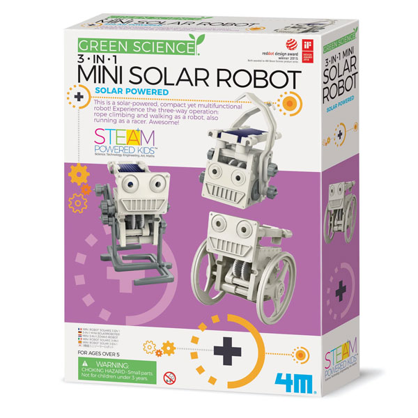 Mini Zonne Robot Kit - 3 in 1