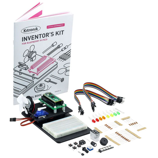 Inventor's Kit voor Raspberry Pi Pico - Kitronik