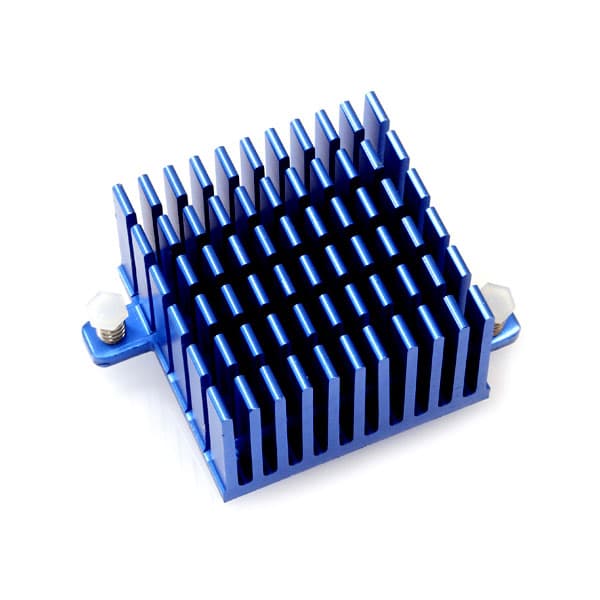 Hoge Heatsink Blauw - 40 x 40 x 25 mm