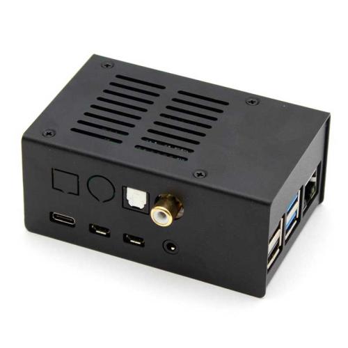 Stalen Behuizing V2 voor HiFiBerry Digi+ & Raspberry Pi 4