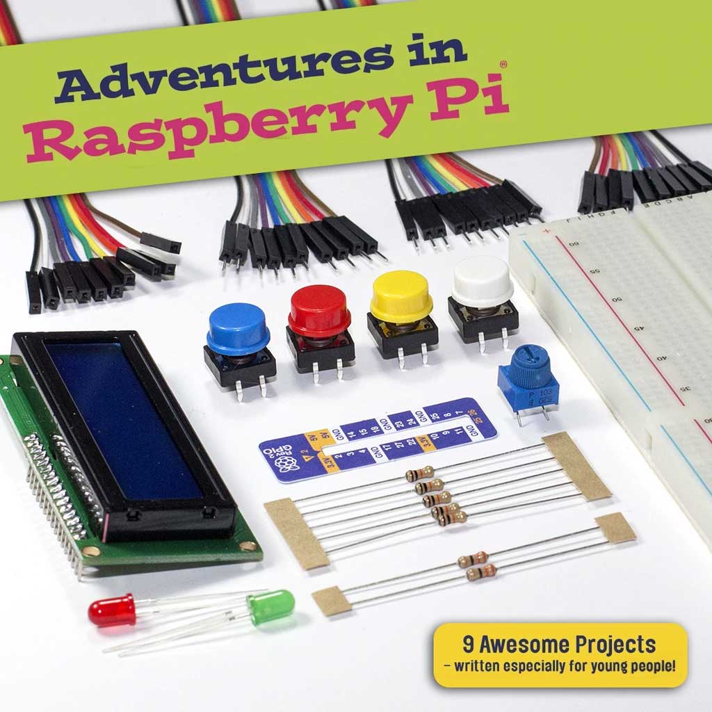 Adventures in Raspberry Pi - Onderdelen kit