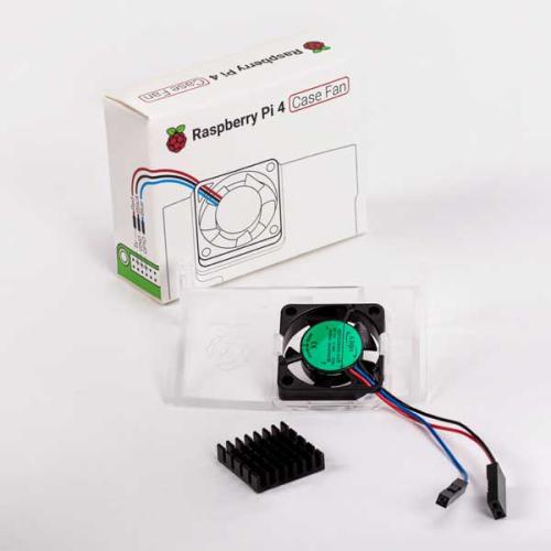 Officiële RPI 4 behuizing Ventilator & Heatsink kit