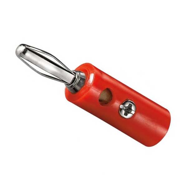 Banana plug - Rood 4mm