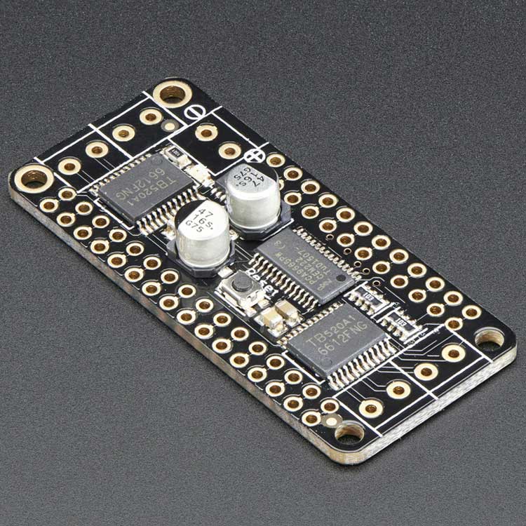 DC Motor + Stepper FeatherWing Add-on For All Feather Boards