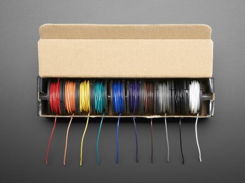 Aansluitdraad - Set 10x 7,5m (22 AWG)