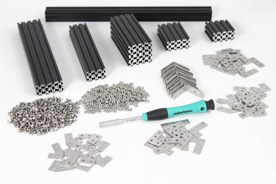 Black Starter Kit Regular MakerBeam