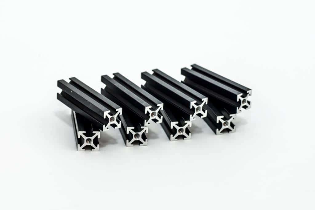 MakerBeam 40mm black anodised (8stuks)