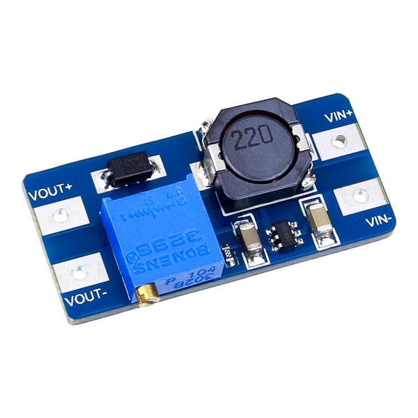 DC-DC Step-up Boost Converter MT3608 2A - Verstelbaar