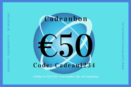 Cadeaubon €10 t/m €100