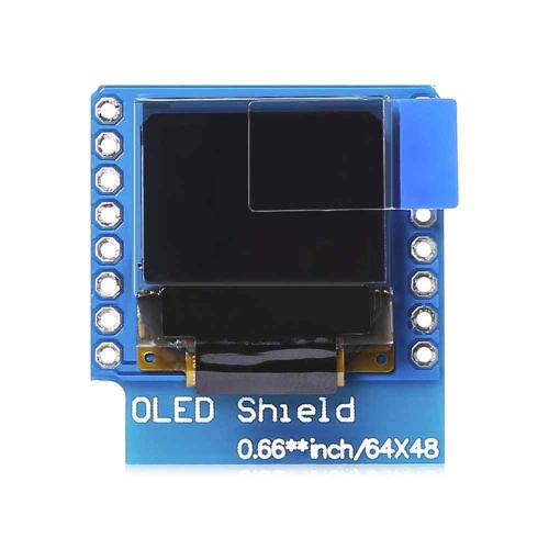 0.66 inch OLED Shield voor D1 Mini