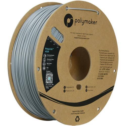 Polymaker Filament - PolyLite ASA Grey - 1,75mm - 1KG